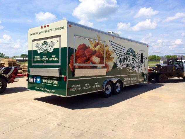 Create First Wingstop Catering Trailer